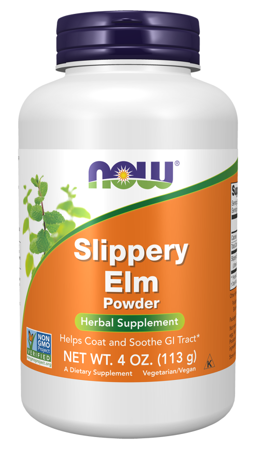 Now SLIPPERY ELM POWDER  4 OZ