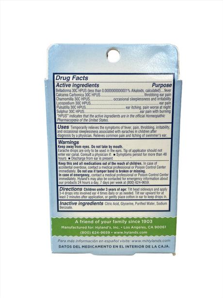 Infant Earache Drops 0.33 fl oz