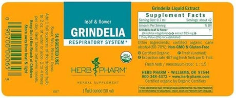 Herb Pharm GRINDELIA EXTRACT 1 oz