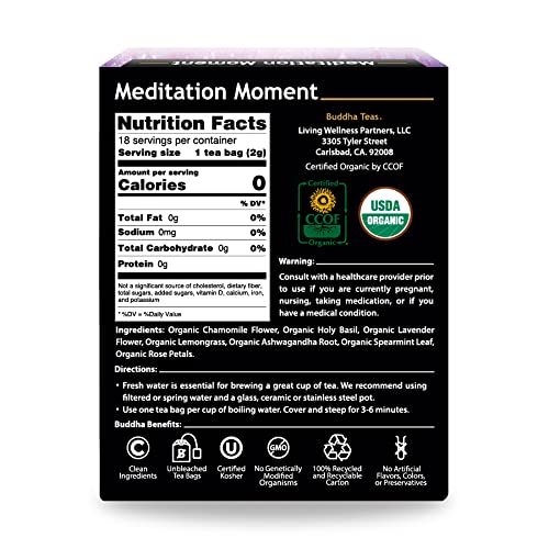 BUDDHA TEAS Meditation Moment 18 BAG