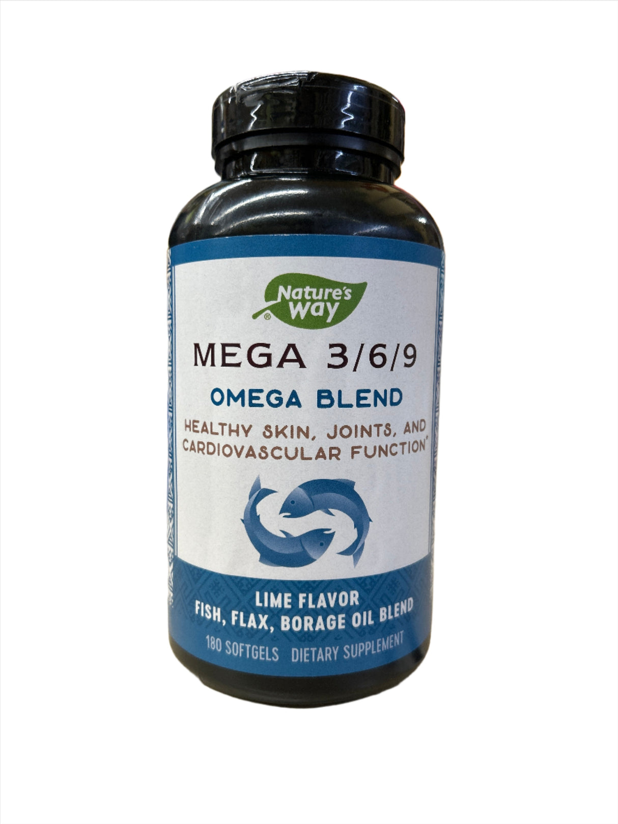 Mega 3/6/9 Omega Blend 180 Soft Gels