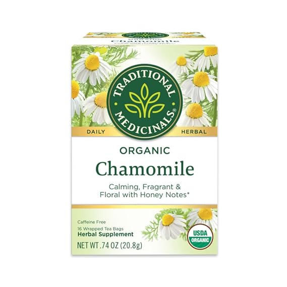 TRADITIONAL MEDICINALS TEAS Organic Chamomile Tea 16 BAG