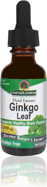 NATURE'S ANSWER ALC FREE GINKGO 1OZ