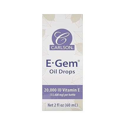 CARLSON E GEM OIL DROPS 20,000 IU VITAMIN E 2 OZ