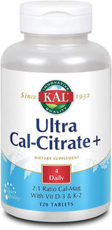 Kal Ultra Cal-Citrate+ 120CT  Tablet