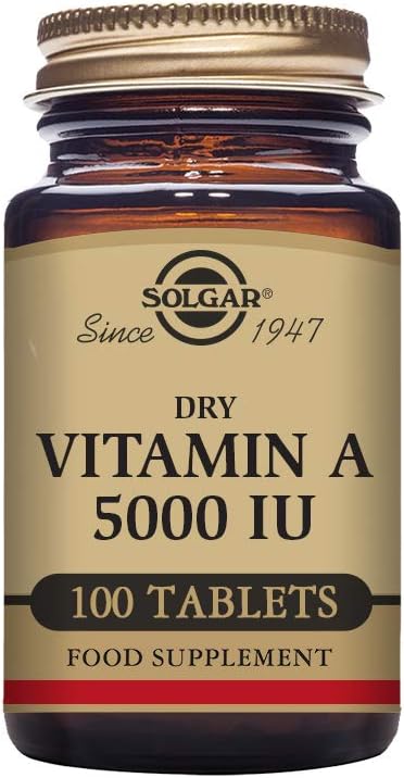 Solgar Dry Vitamin A 1500 mcg (5000 IU) Tablets 100tablet