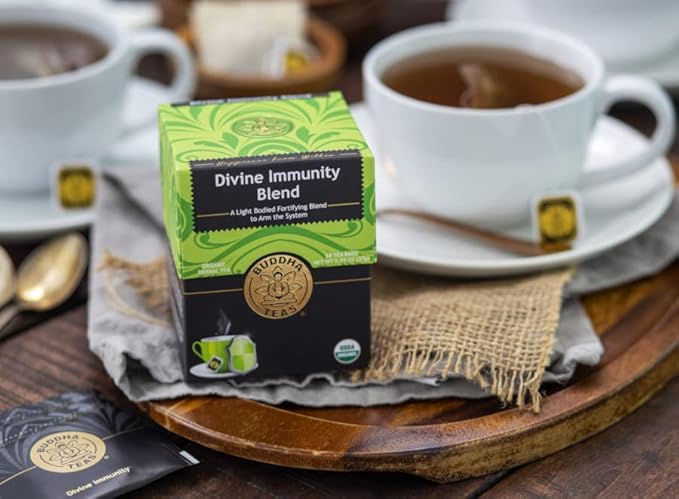 BUDDHA TEAS Organic Divine Immunity Blend Tea 18 BAG