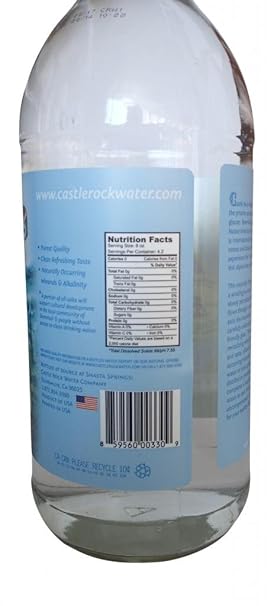 CASTLE ROCK WATER Spring Water 17 OZ