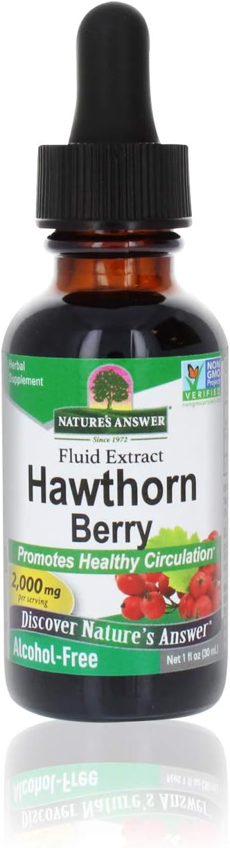 NATURE'S ANSWER ALC FREE HAWTHORN BERRY1OZ