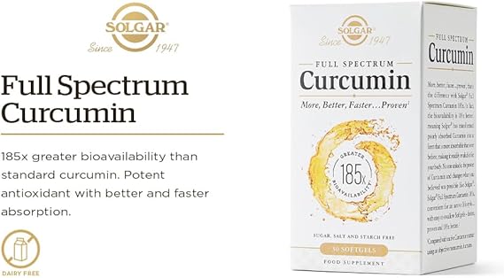 Solgar Full Spectrum Curcumin Liquid Extract Softgels 90softgel