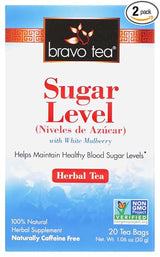 BRAVO TEA Sugar Level Tea 20 BAG