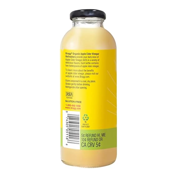 BRAGG Ginger, Lemon, Honey Refreshers 12/16 OZ