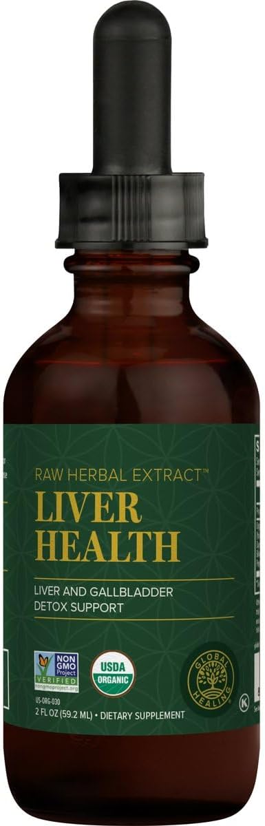 Liver Health Plant Based Raw Herbal Extract 2 fl oz