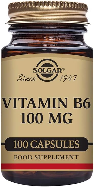 Solgar Vitamin B6 100 mg Vegetable Capsules 100V cap