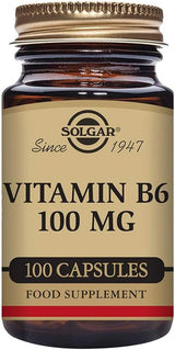 Solgar Vitamin B6 100 mg Vegetable Capsules 100V cap