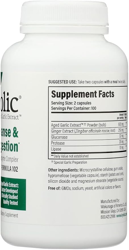 Kyolic Cleanse & Digestion Formula 102