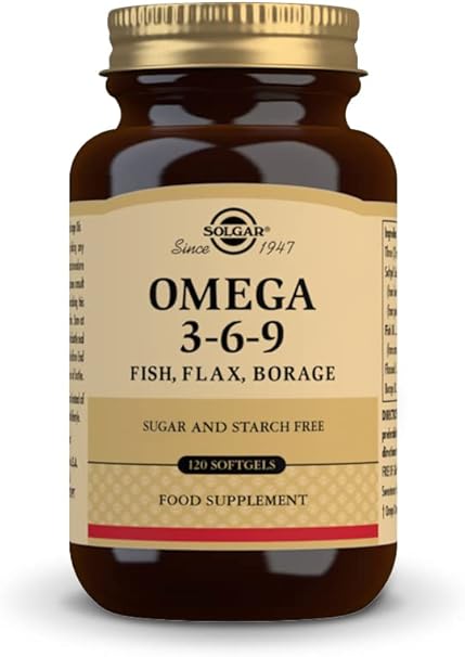 Solgar 1300 MG Omega 3-6-9 Fish, Flax, Borage