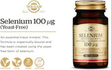 Solgar Yeast-Free Selenium 100 mcg Tablets 100tablet