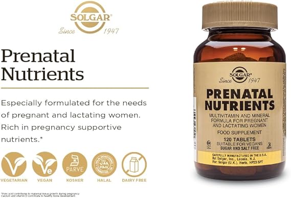 Solgar Prenatal Nutrients Tablets 120tablet