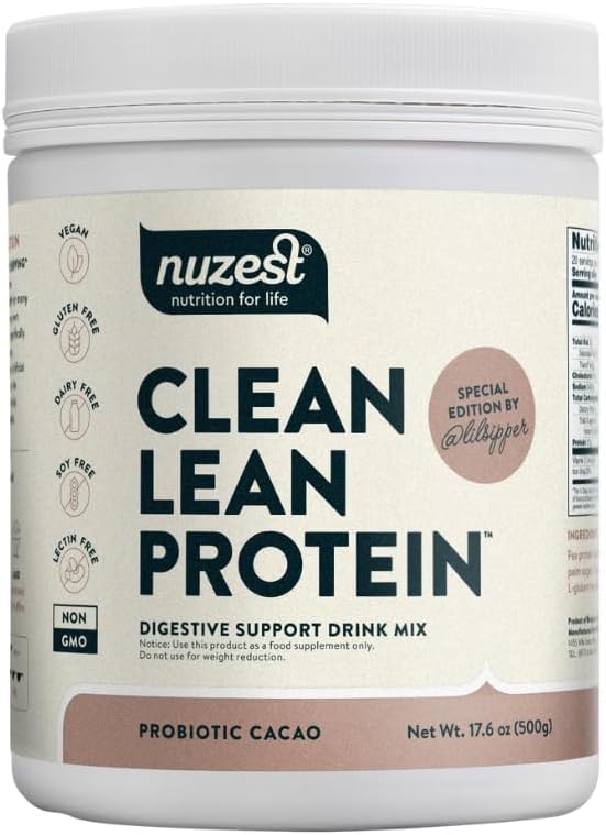 NUZEST CLEAN LEAN PROTEIN PROBIOTIC CACAO 17.6OZ