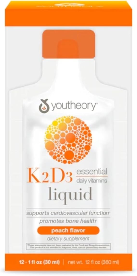 YOUTHEORY K2/D3 LIQUID 12PK