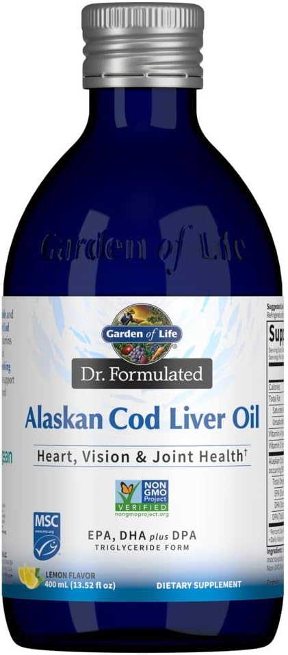 Garden of Life Dr. Formulated Alaskan Cod Liver Oil 400ml LIQUID