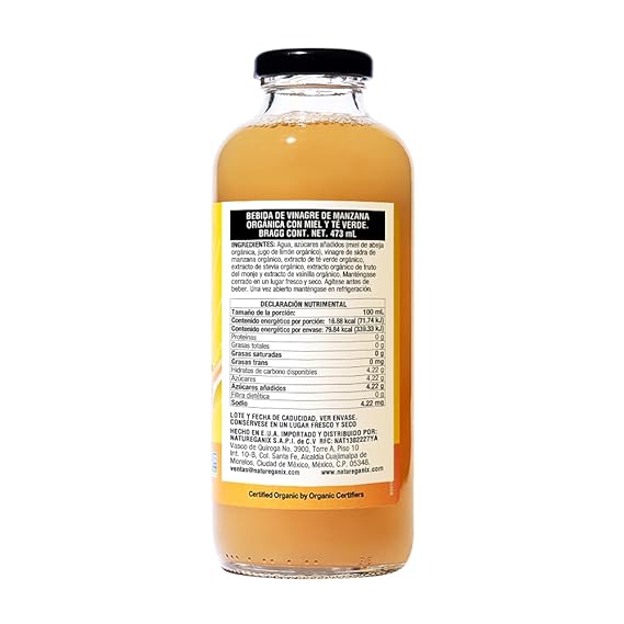 BRAGG Honey, Green Tea Refreshers 12/16 OZ