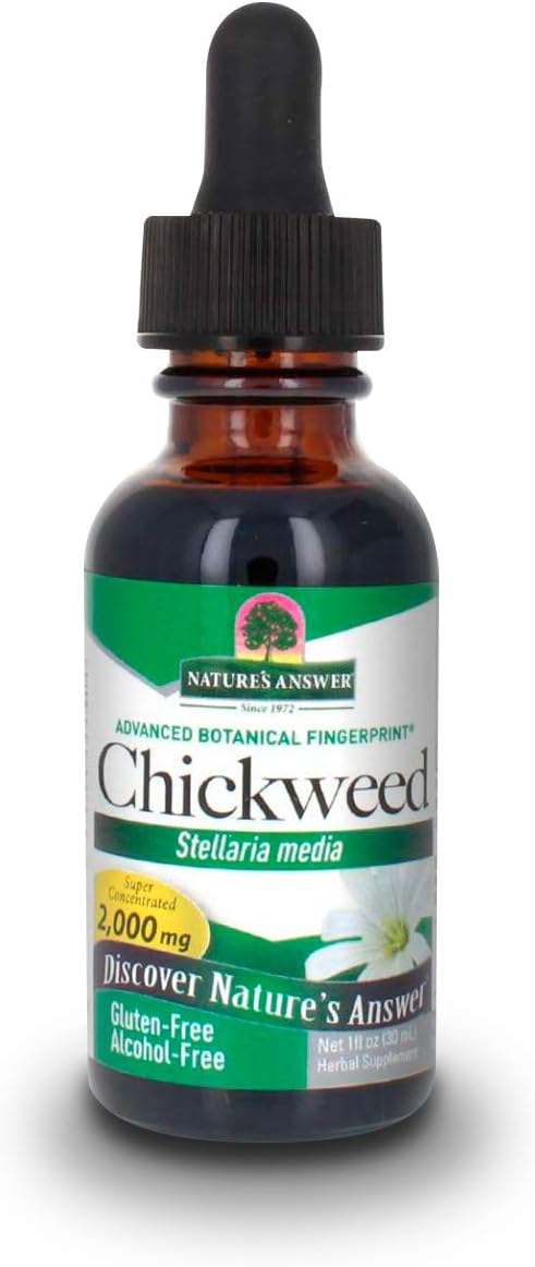 NATURE'S ANSWER ALC FREE CHICKWEED 1OZ