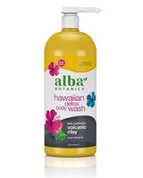 ALBA BOTANICA HAWAIIAN DETOX BODY WASH VOLCANIC CLAY 32 FLOZ