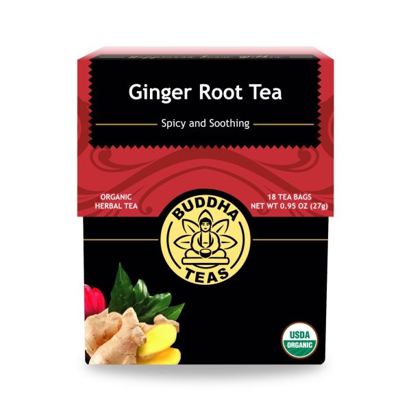 BUDDHA TEAS Ginger Root Tea 18 BAG