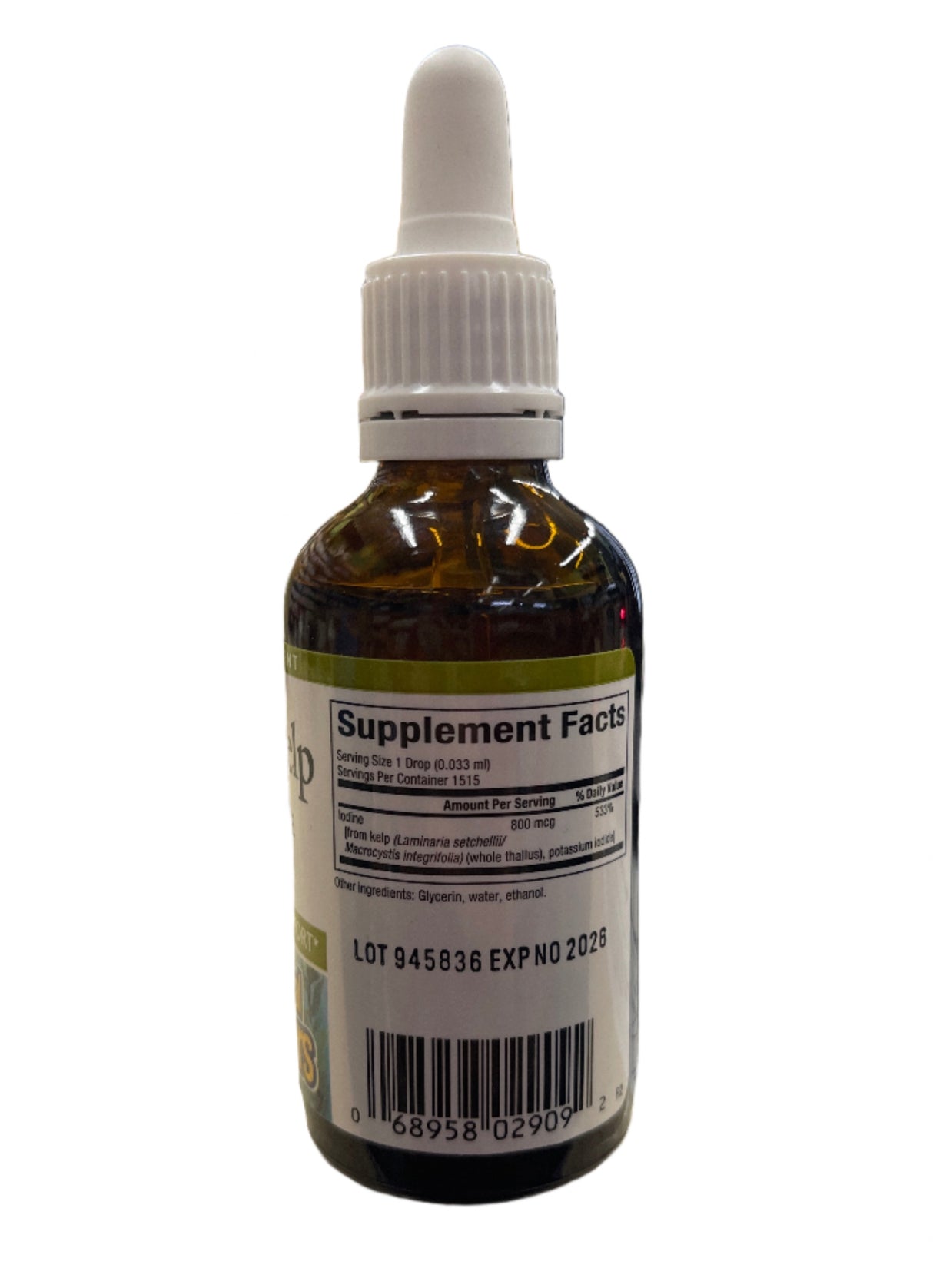 Natural Factors Liquid Kelp 800 mcg IODINE