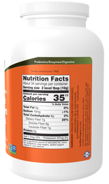 Now ORGANIC PSYLLIUM HUSK WHOLE  12 OZ