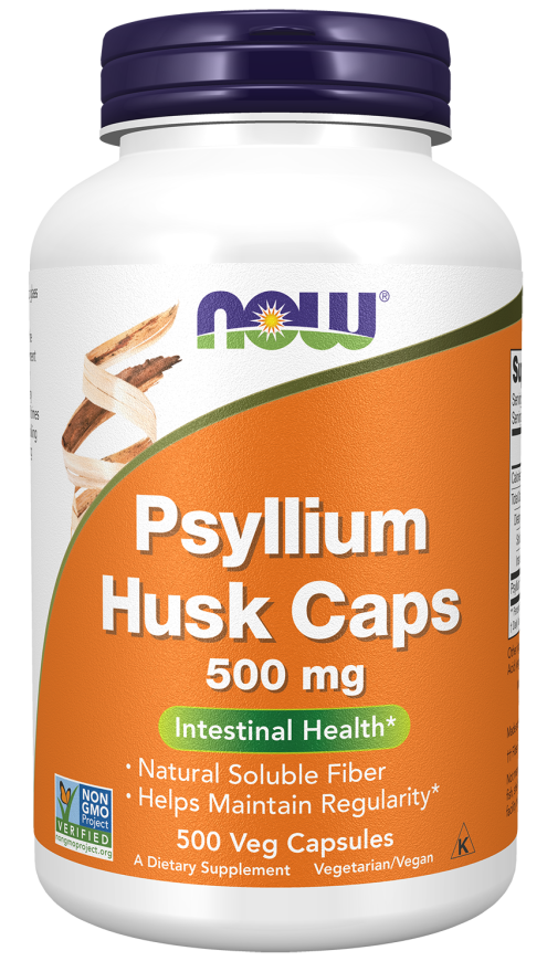 Now PSYLLIUM HUSK 500mg  500 VCAPS