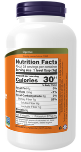 Now PSYLLIUM HUSK POWDER  12 OZ.