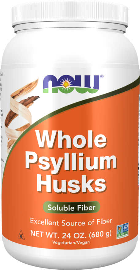 Now PSYLLIUM HUSK WHOLE  24 OZ