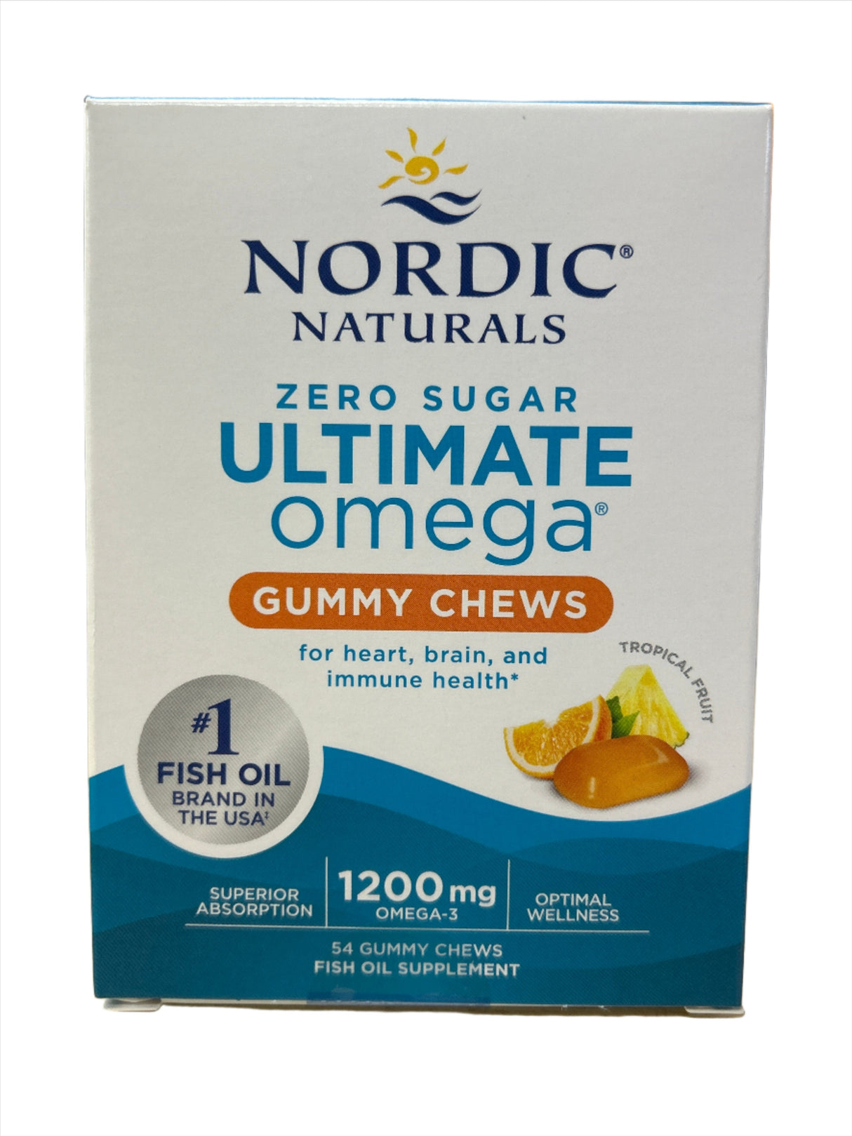 Ultimate Omega Zero Sugar Gummy Chews 1200 mg