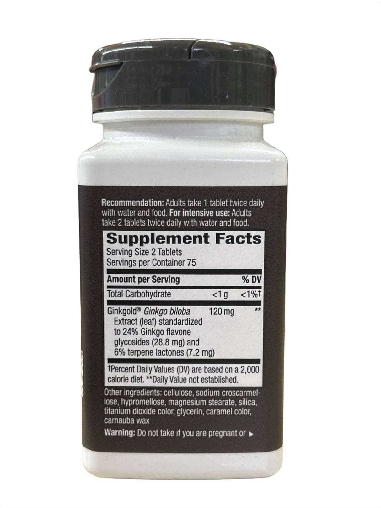 Ginkgold Advanced Ginkgo Extract 150 Tablets 120 mg