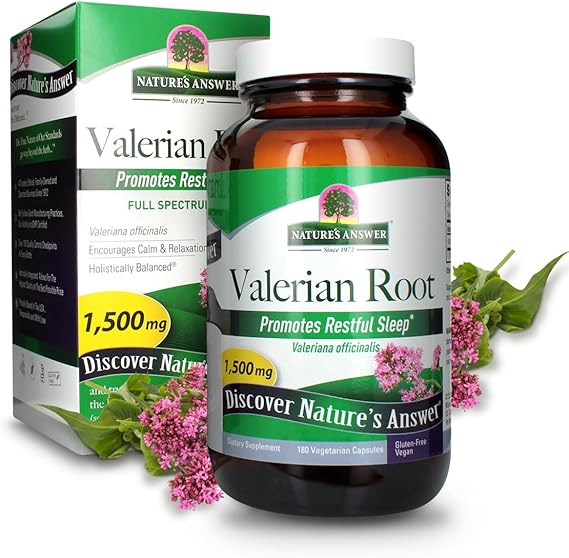 NATURE'S ANSWER VALERIAN  ROOT 180C