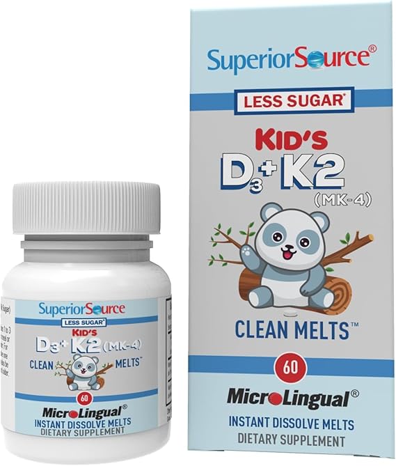 Superior Source KIds D3+K2 (MK-4) Clean Melts