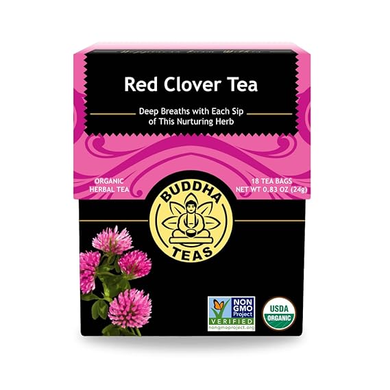 BUDDHA TEAS Organic Red Clover Tea 18 BAG