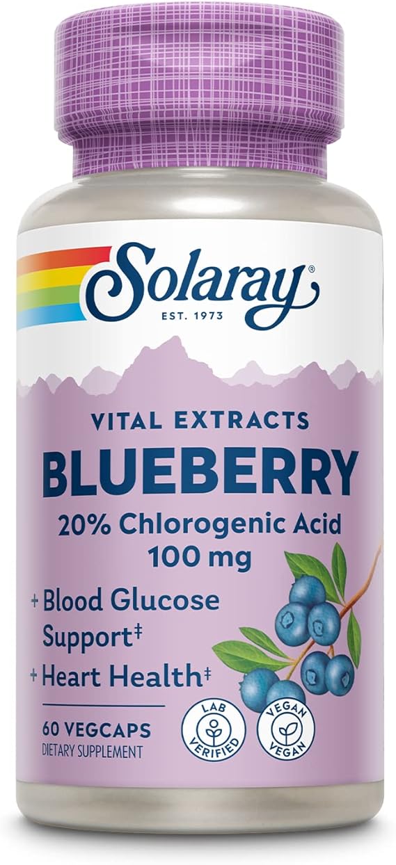 Solaray Blueberry Leaf Extract 100 mg