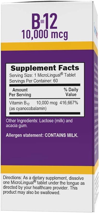 Superior Source Cyanocobalamin B-12 10,000 mcg