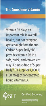 Liquid Vitamin D Super Daily D3 4,000 IU (100 mcg) Per Drop