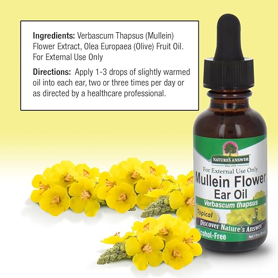 NATURE'S ANSWERMULLEIN FLOWER OIL 1OZ