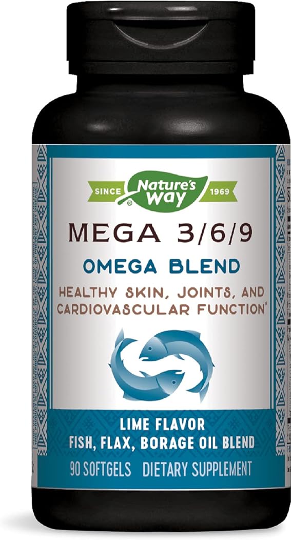 Mega 3/6/9 Omega Blend 180 Soft Gels