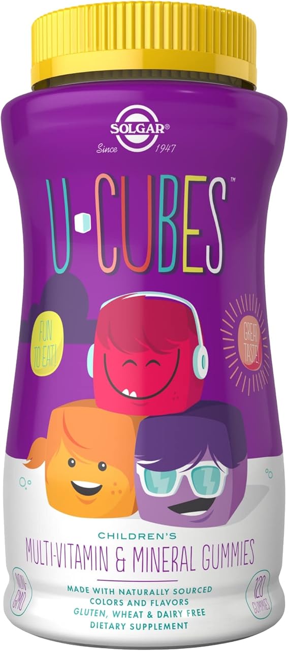 Solgar U-Cubes™ Children's Multi-Vitamin & Mineral Gummies 120gummy