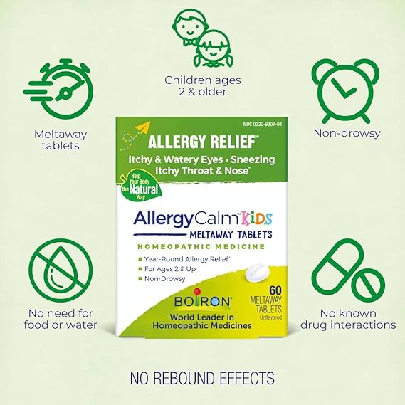 Boiron Allergy Calm Kids Meltaway Tablets