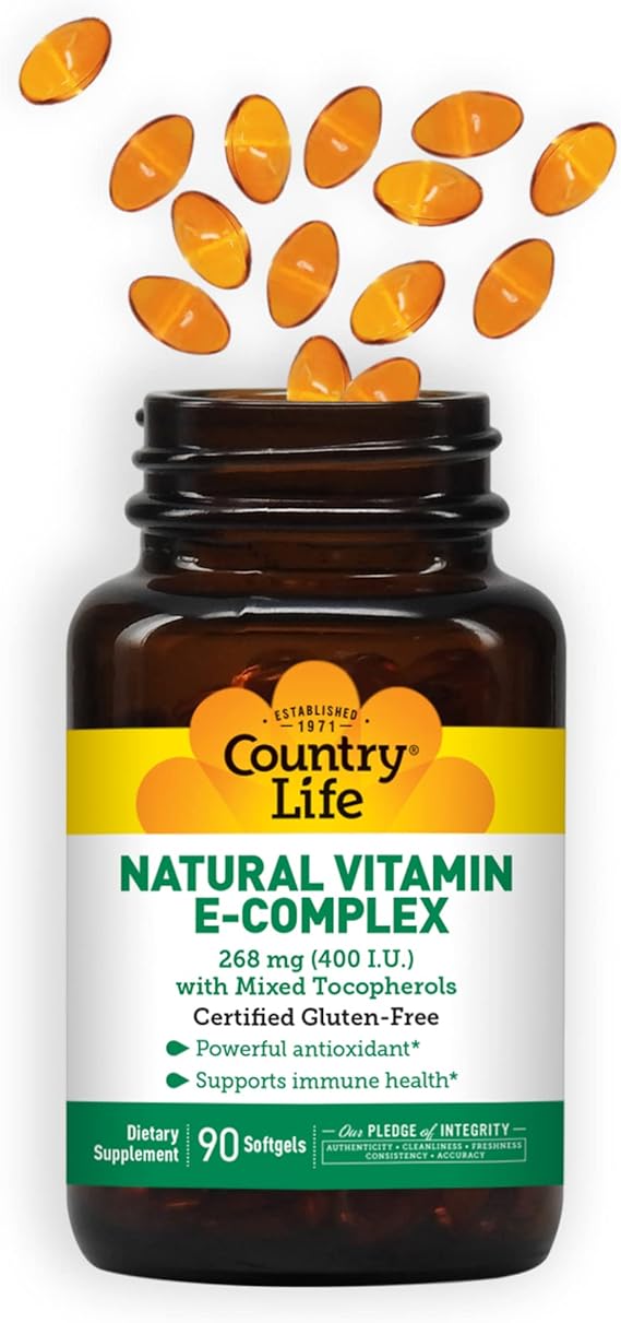 Country Life VITAMIN E COMPLEX 400IU 90 Softgel