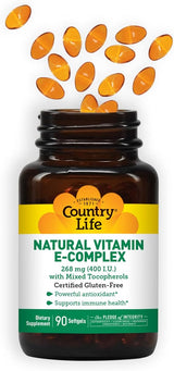 Country Life VITAMIN E COMPLEX 400IU 90 Softgel