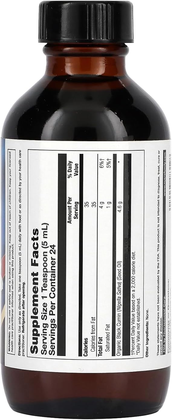 Natures Life Black Seed Oil 4floz